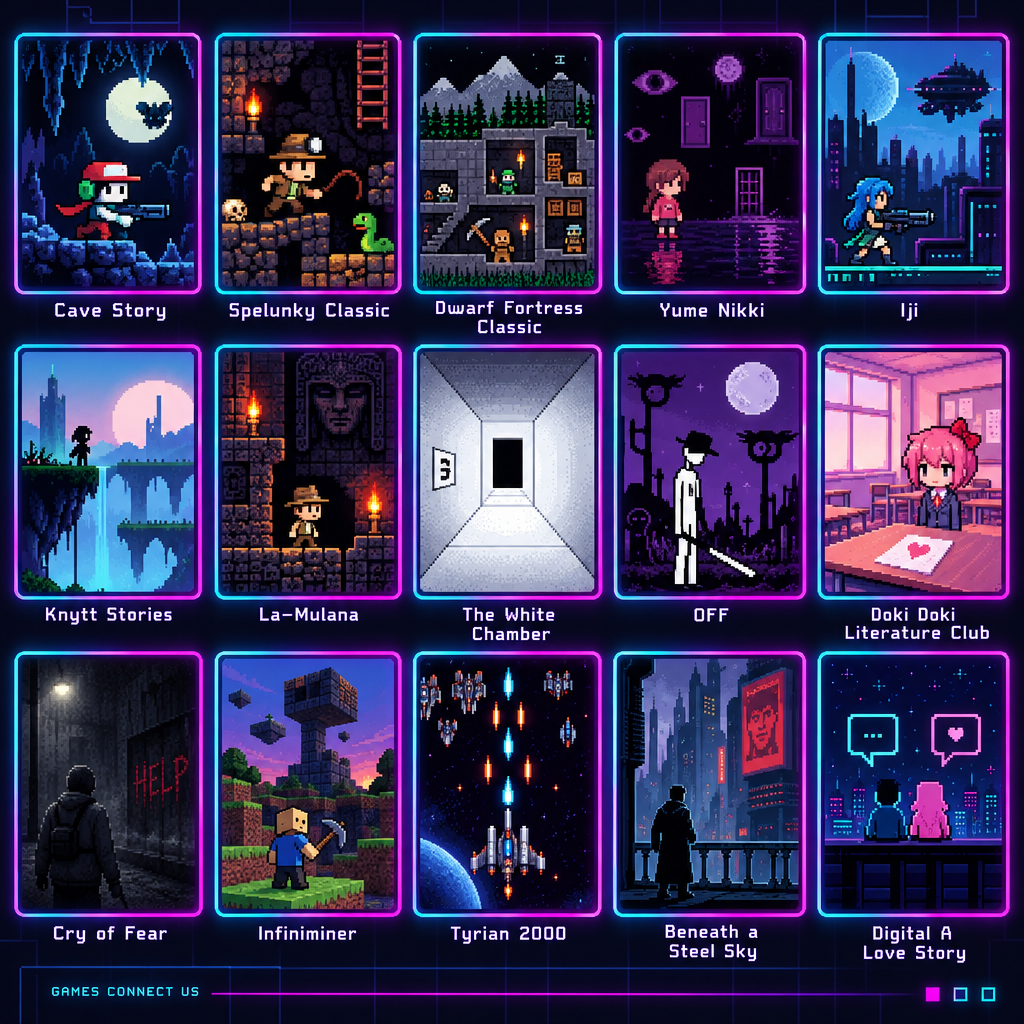 Top 15 Freeware Games Grid